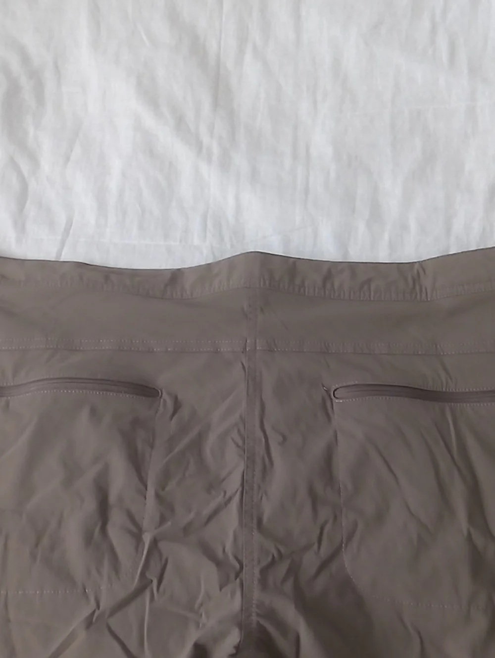 L.L. Bean Women's Taupe Casual Bermuda Shorts
